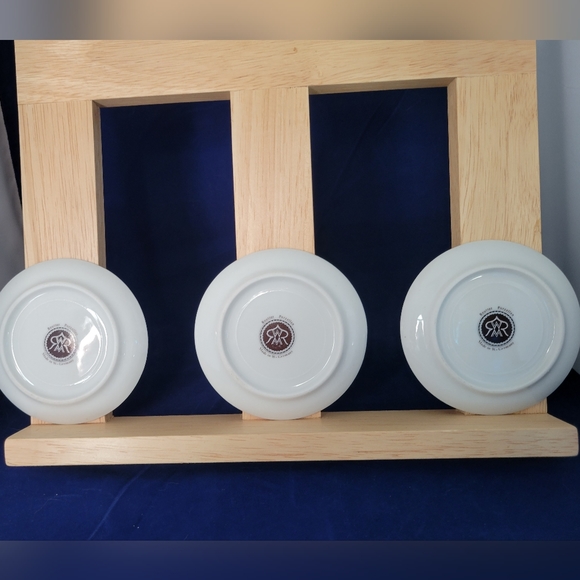 3-Vintage Landscape Reutter Porzellan W-Germany Small Plate Porcelain 3 1/2" - Picture 14 of 14